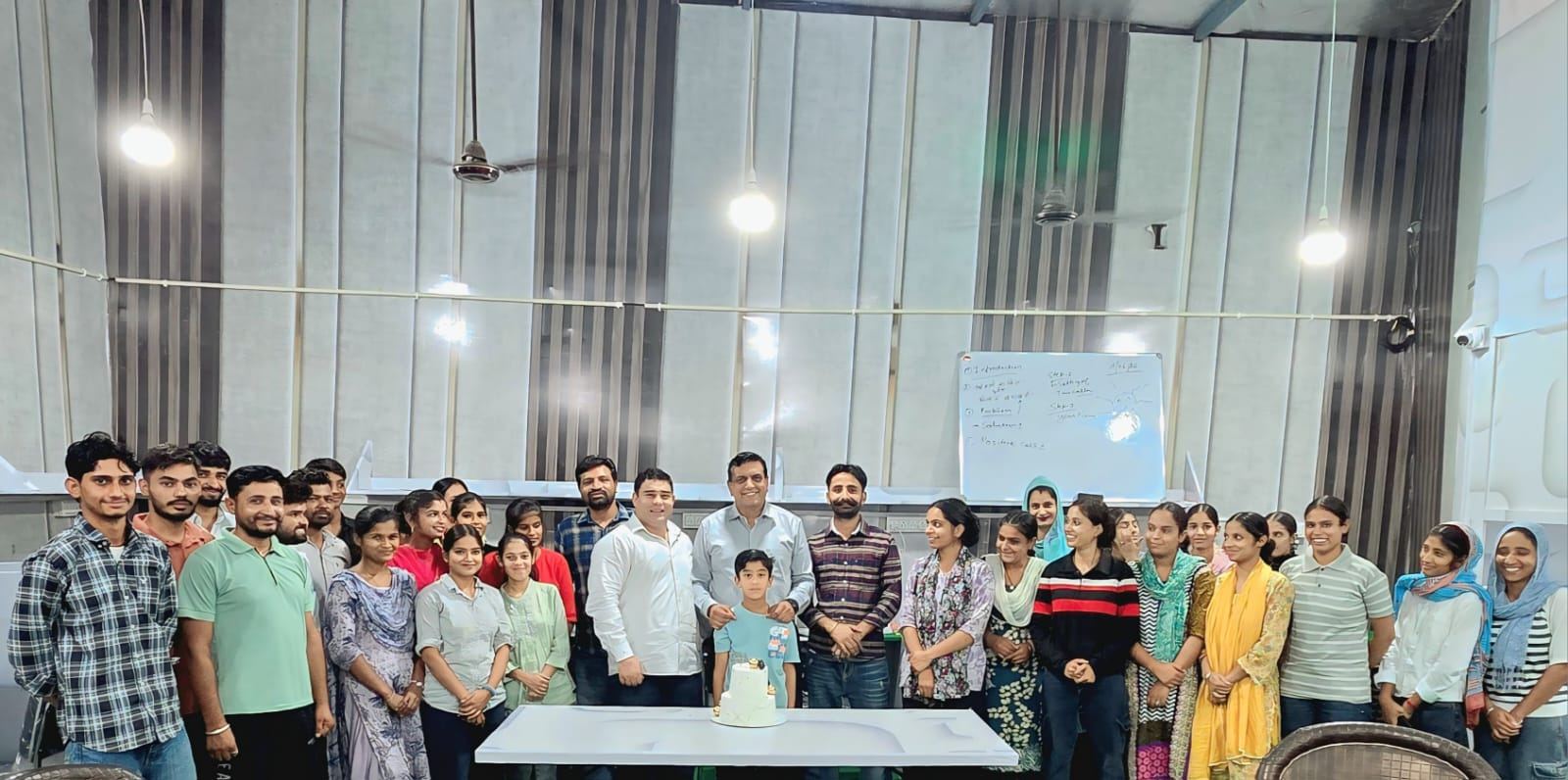 Volunteers and analysts inside the campaign office